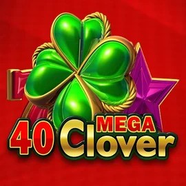 40 Mega Clover slot logo by Amusnet Interactive at Paradise Play Casino