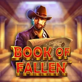Book Of Fallen game by Pragmatic Play – logo hosted on Paradise Play Casino